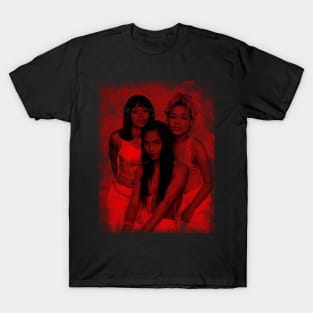 red vintage TLC T-Shirt